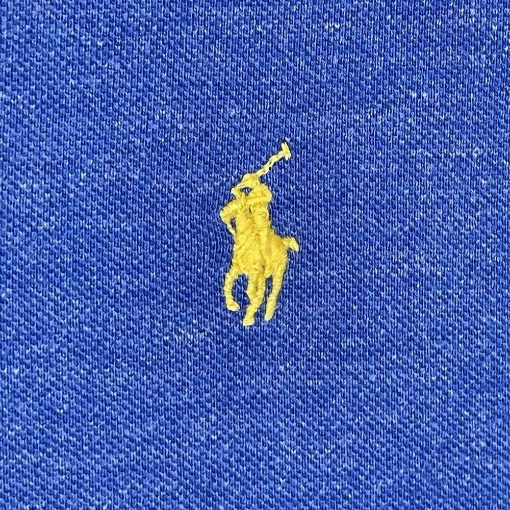 Polo‎ Ralph Lauren Classic Fit 100% Cotton Blue Mens Polo Shirt Size Large